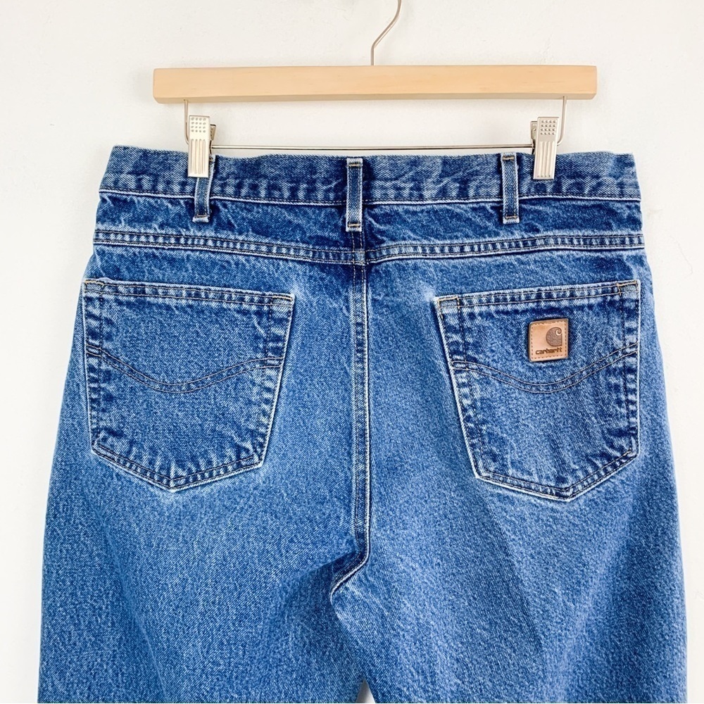 Vintage Carhartt Traditional Fit High Waisted Jeans Sz 35/32 - Picture 3 of 9